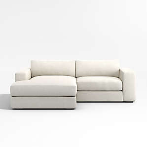 Deep seat deals chaise sofa