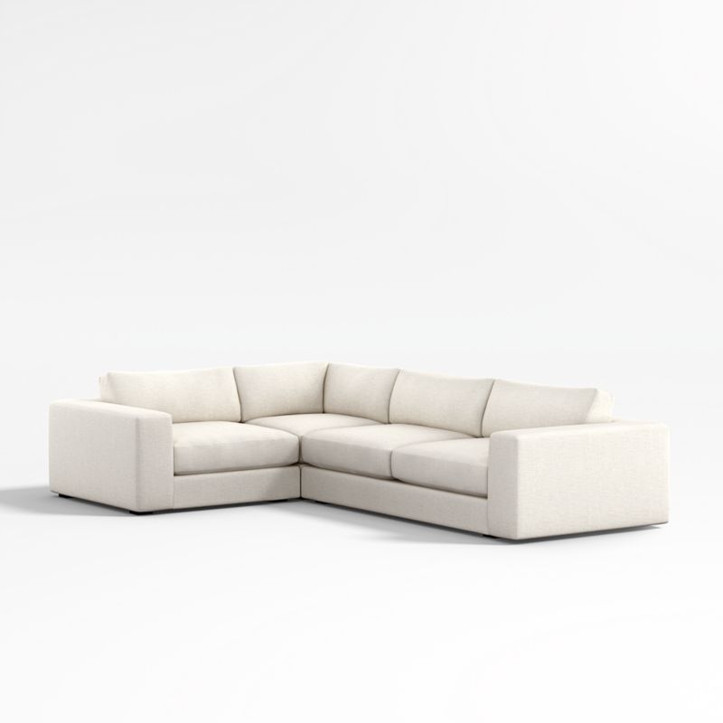 Oceanside Low Deep-Seat 3-Piece L-Shaped Sectional Sofa - image 0 of 9