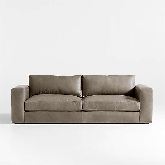 Oceanside 90" Low Leather Sofa