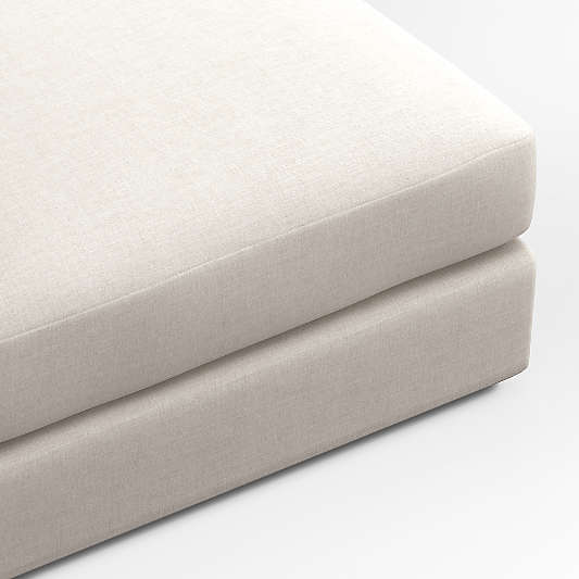 Oceanside Low 37" Square Ottoman