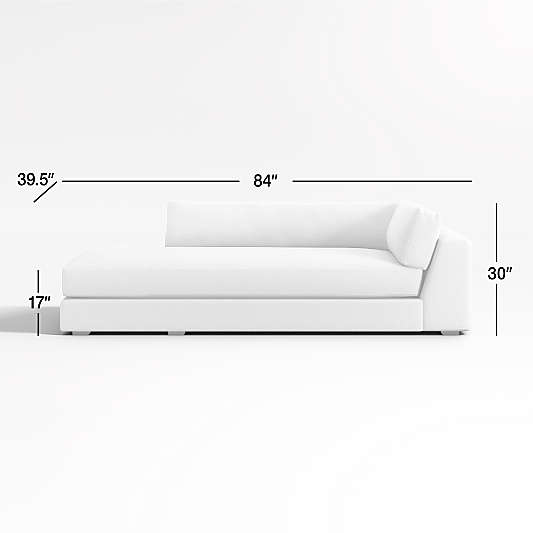 Oceanside Low Left-Arm Corner Bumper Sectional Piece