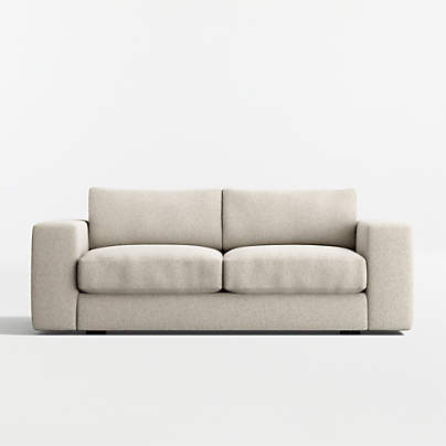 Oceanside Deep Low 77.5" Apartment Sofa