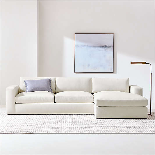 Oceanside 2-Piece Sectional Sofa with Chaise Lounge