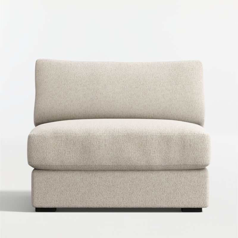 Oceanside Low Armess Chair Sectional Piece - image 3 of 4