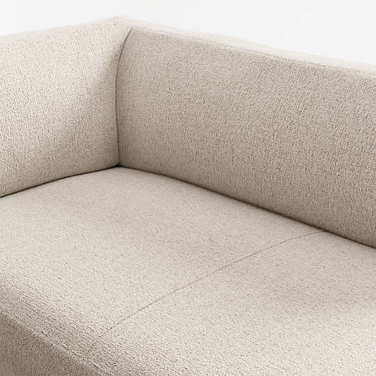 Oceanside Deep Low 2-Piece L-Shaped Sectional Sofa with Corner Bumper