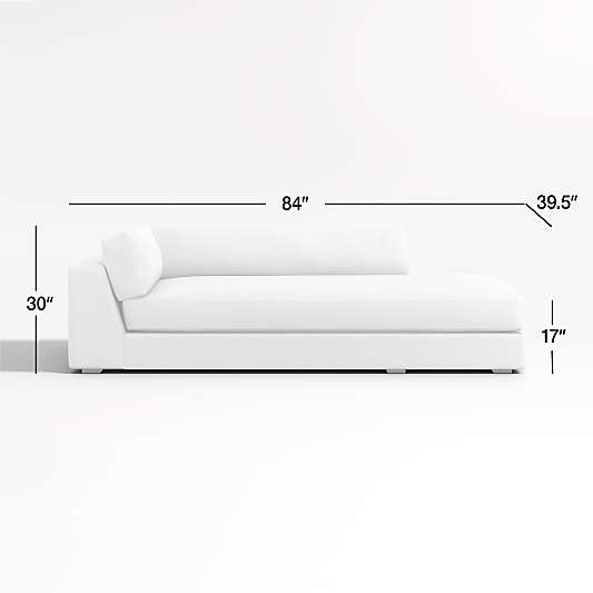Oceanside Low Right-Arm Corner Bumper Sectional Piece