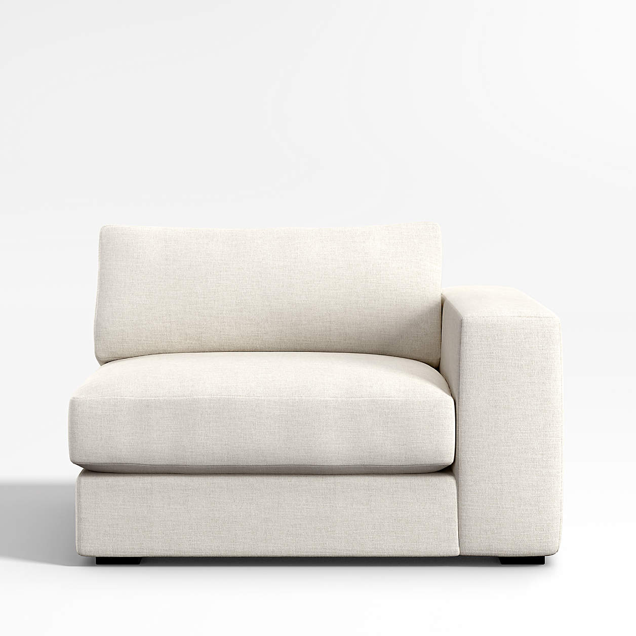 Oceanside Right WideArm Chair Crate & Barrel