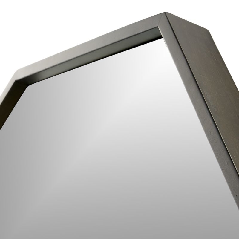 Octagon Wall Mirror Grey - image 4 of 6