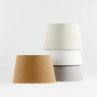 Mix And Match Taper Shades Crate Barrel, Cream Drum Lampshade For Floor Lamp Philippines