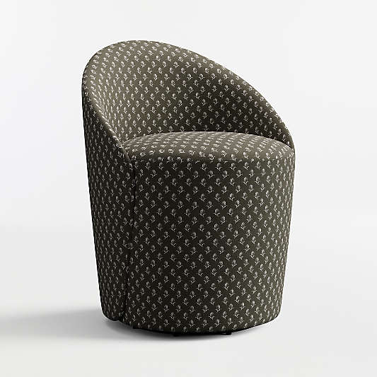 Odette Upholstered Swivel Dining Chair