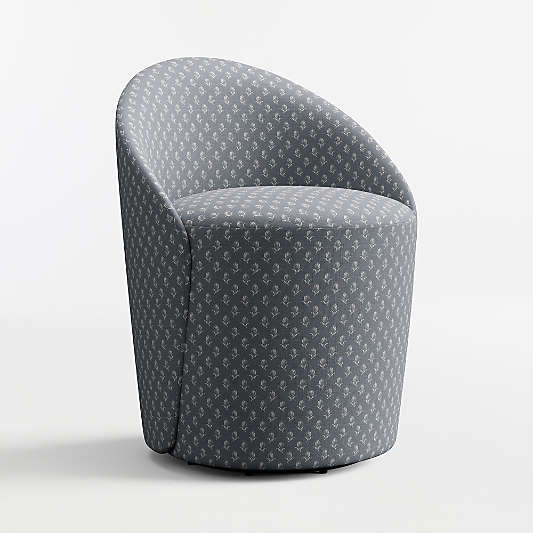 Odette Upholstered Swivel Dining Chair
