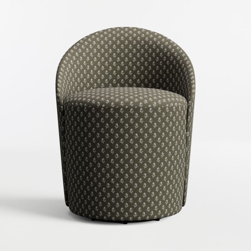 Odette Upholstered Swivel Dining Chair - image 3 of 7