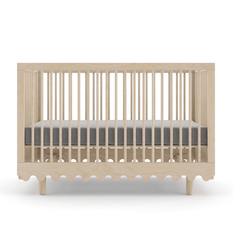 Oeuf Moss Natural Birch Wood Convertible Crib - image 7 of 8