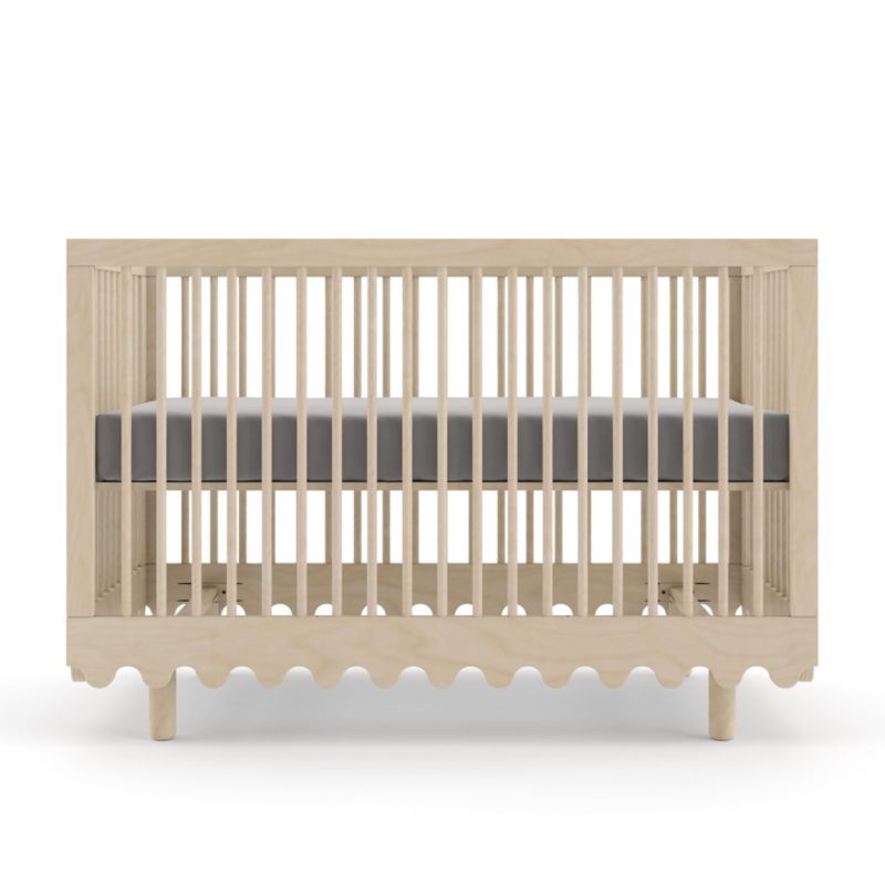 Oeuf Moss Natural Birch Wood Convertible Crib - image 6 of 8