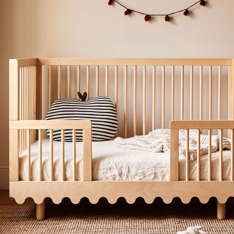 Oeuf Moss Natural Birch Wood Toddler Bed Rail - image 1 of 6
