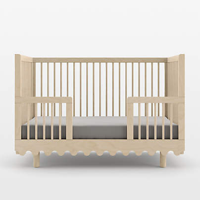 Oeuf Moss Natural Birch Wood Toddler Bed Rail