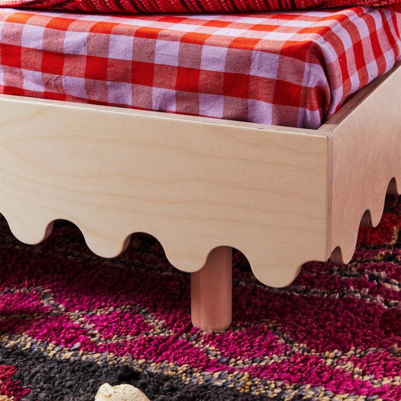 Oeuf Moss Birch Wood Toddler Bed - image 3 of 4