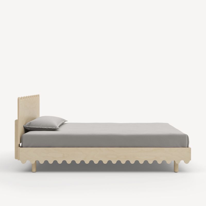 Oeuf Moss Birch Wood Kids Twin Bed - image 3 of 4