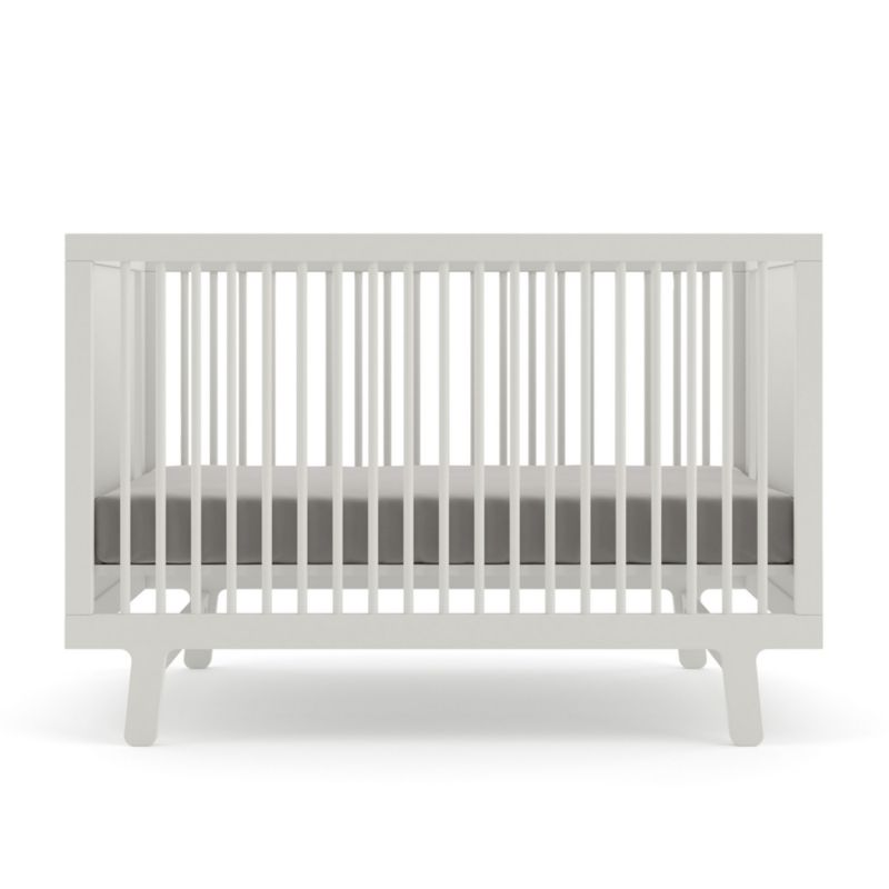 Oeuf Sparrow White Wood Convertible Crib - image 5 of 6