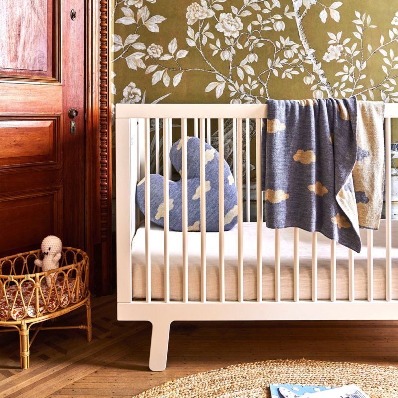 Oeuf Sparrow White Wood Convertible Crib - image 2 of 6