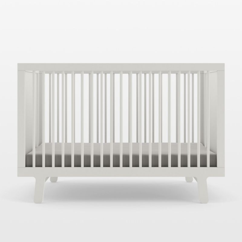 Oeuf Sparrow White Wood Convertible Crib - image 3 of 6