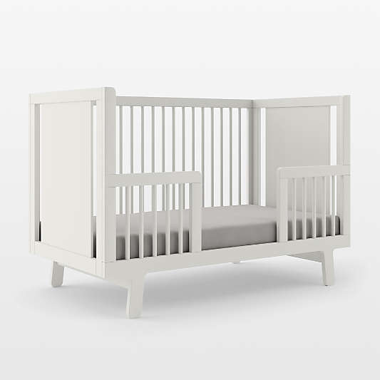 Oeuf Sparrow White Wood Toddler Bed Rail