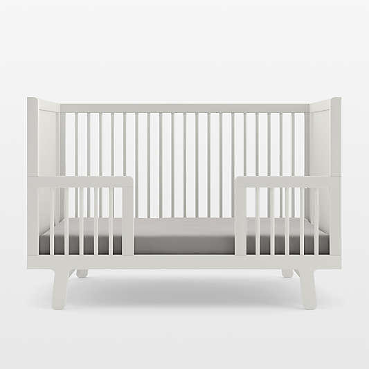 Oeuf Sparrow White Wood Toddler Bed Rail