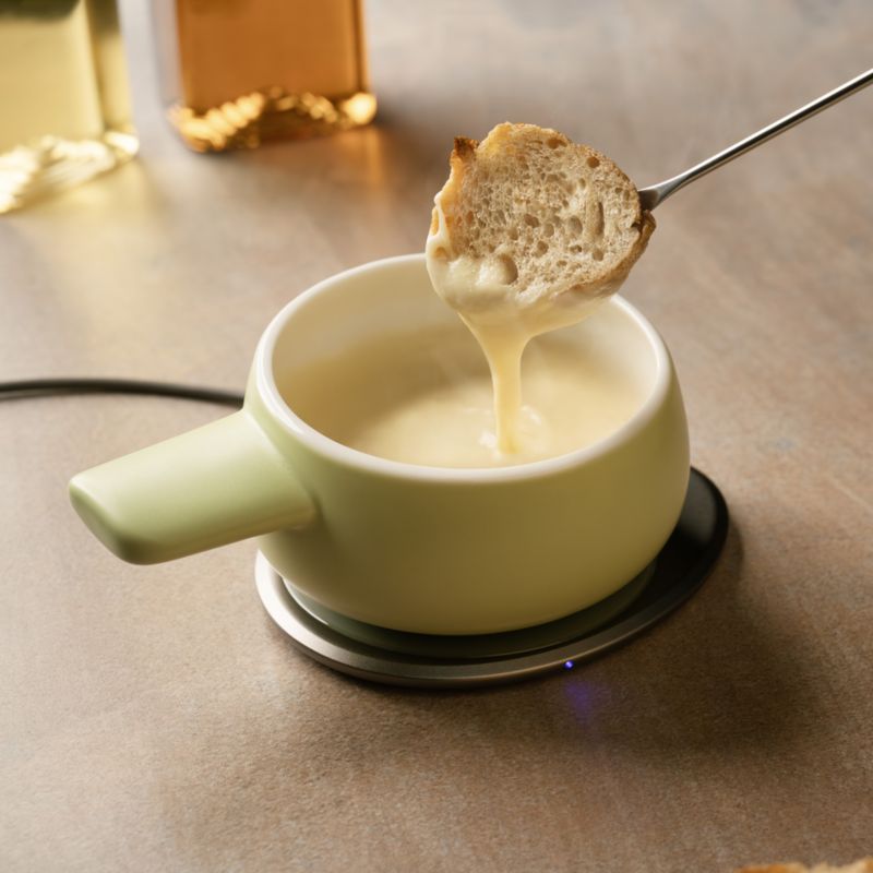 Ohom Fondi Verde Green Heated Fondue Set - image 1 of 5