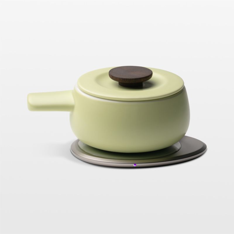 Ohom Fondi Verde Green Heated Fondue Set - image 0 of 5