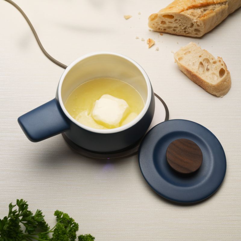 Ohom Fondi Deep Navy Heated Fondue Set - image 2 of 5