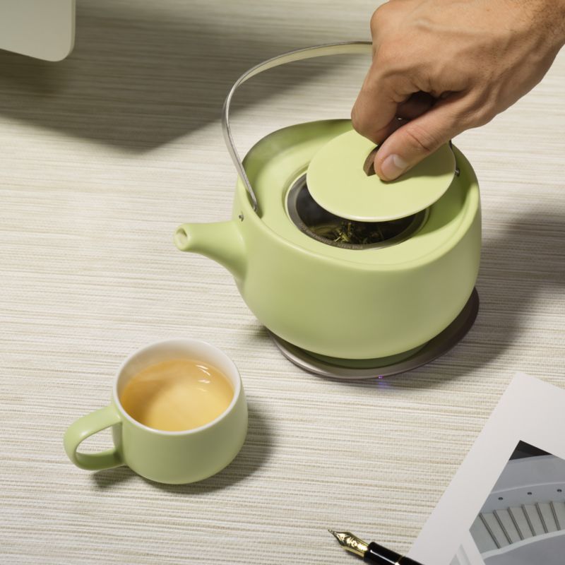 Ohom Leiph Verde Green Heated Tea Pot - image 3 of 7