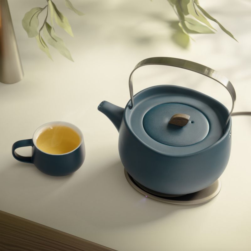 Ohom Leiph Deep Navy Heated Tea Pot - image 3 of 7