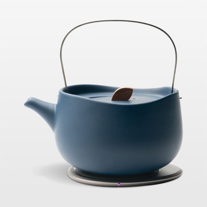 Ohom Leiph Deep Navy Heated Tea Pot - image 0 of 7