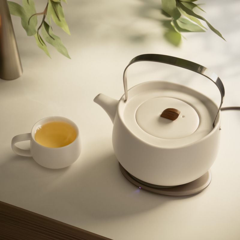 Ohom Leiph Jasmine White Heated Tea Pot - image 2 of 7