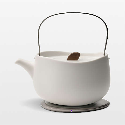 Ohom Leiph Jasmine White Heated Tea Pot