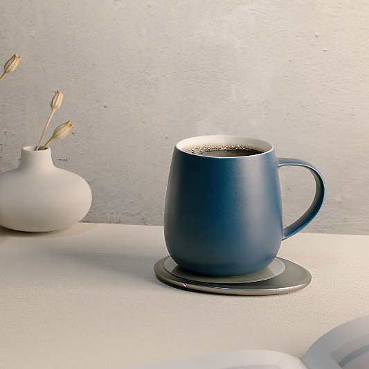Ohom Ui 3 Deep Navy Heated Coffee Mug