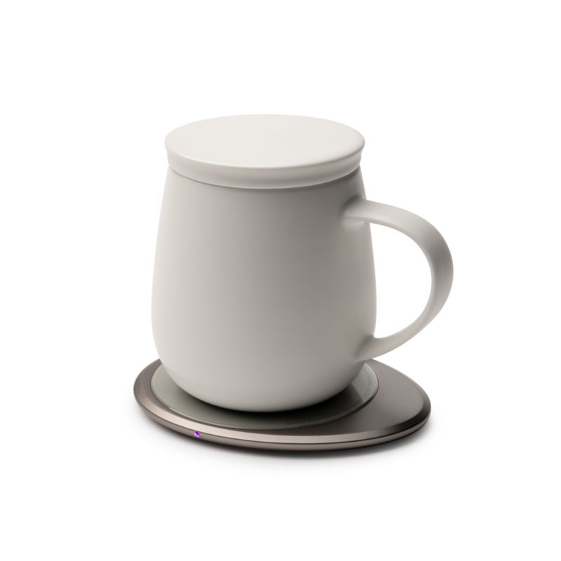 Ohom Ui 3 Jasmine White Heated Coffee Mug - image 4 of 5