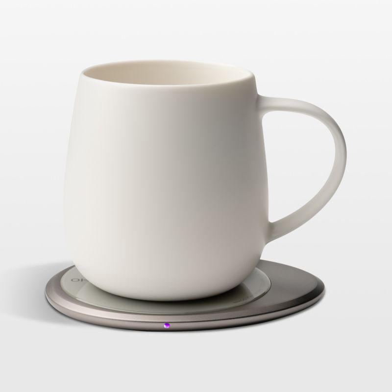 Ohom Ui 3 Jasmine White Heated Coffee Mug - image 0 of 5