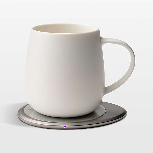 Ohom Ui 3 Jasmine White Heated Coffee Mug