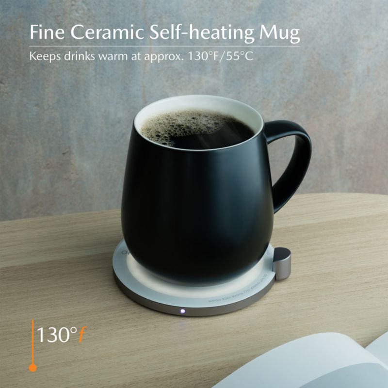 Ohom Ui Inkstone Black Heated Coffee Mug - image 1 of 5