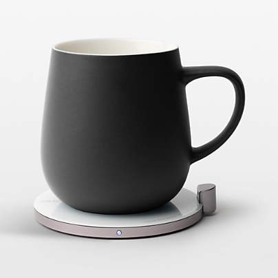 Ohom Ui Inkstone Black Heated Coffee Mug