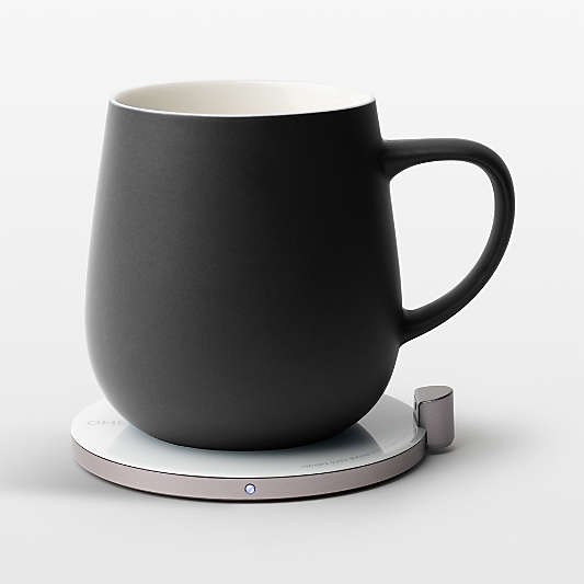 Ohom Ui Inkstone Black Heated Coffee Mug