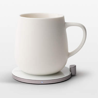 Ohom Ui Jasmine White Heated Coffee Mug