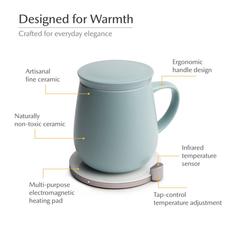 Ohom Ui Moonmist Blue Heated Coffee Mug - image 4 of 5