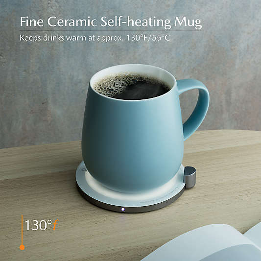 Ohom Ui Moonmist Blue Heated Coffee Mug
