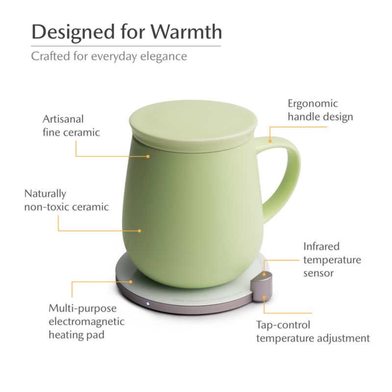 Ohom Ui Verde Green Heated Coffee Mug - image 4 of 5