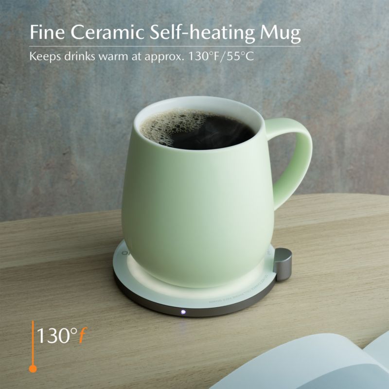 Ohom Ui Verde Green Heated Coffee Mug - image 1 of 5