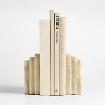 Oia Green Onyx Bookends, Set of 2 + Reviews | Crate & Barrel