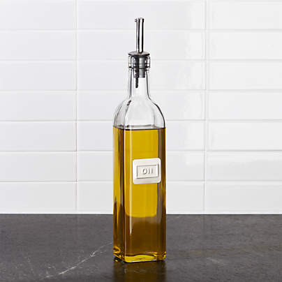 Glass Olive Oil Dispenser Bottle