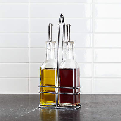 2-Piece Oil & Vinegar Cruet Set | Crate & Barrel